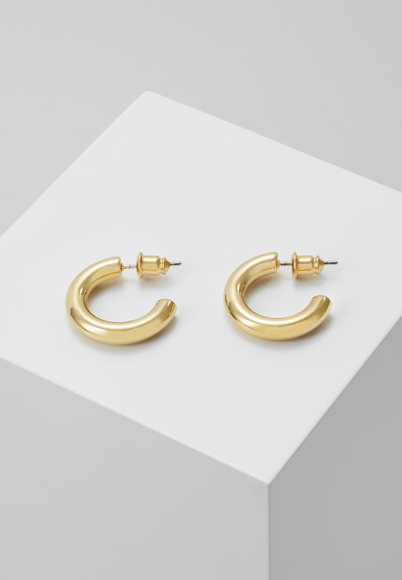 Orelia MINI CHUNKY HOOP EARRINGS Ohrringe pale goldcoloured