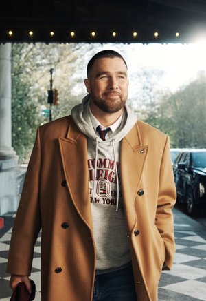 Tommy Hilfiger NY DB COAT - Класическо палто - timeless tawny