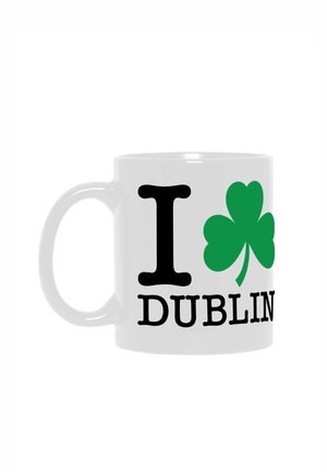 I HEART DUBLIN SHAMROCK - Drikkeflasker - white