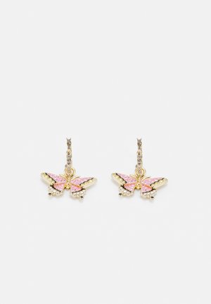 Swarovski, IDYLLIA PIERCED EARRINGS MINI HOOP - Boucles d'oreilles - pink