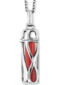 Unausgewählt, silber/rot