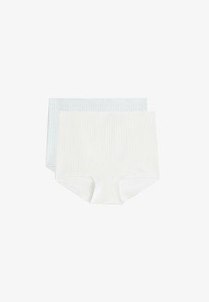 OYSHO, 2 PACK SEAMLESS SOFT-TOUCH OPENWORK SHORTIE BRIEFS - Shorty - grey melange