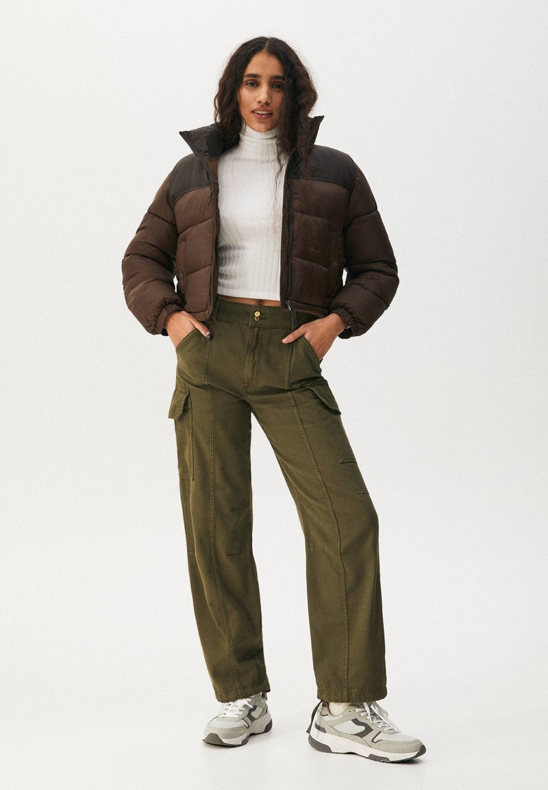 Damen Leichte Jacken | PULL&BEAR Winterjacke brown/braun - LK26793 Damen Leichte Jacken | PULL&BEAR Winterjacke brown/braun - LK26793
