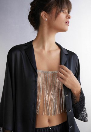 Jin doplky - metallic j silver crystal