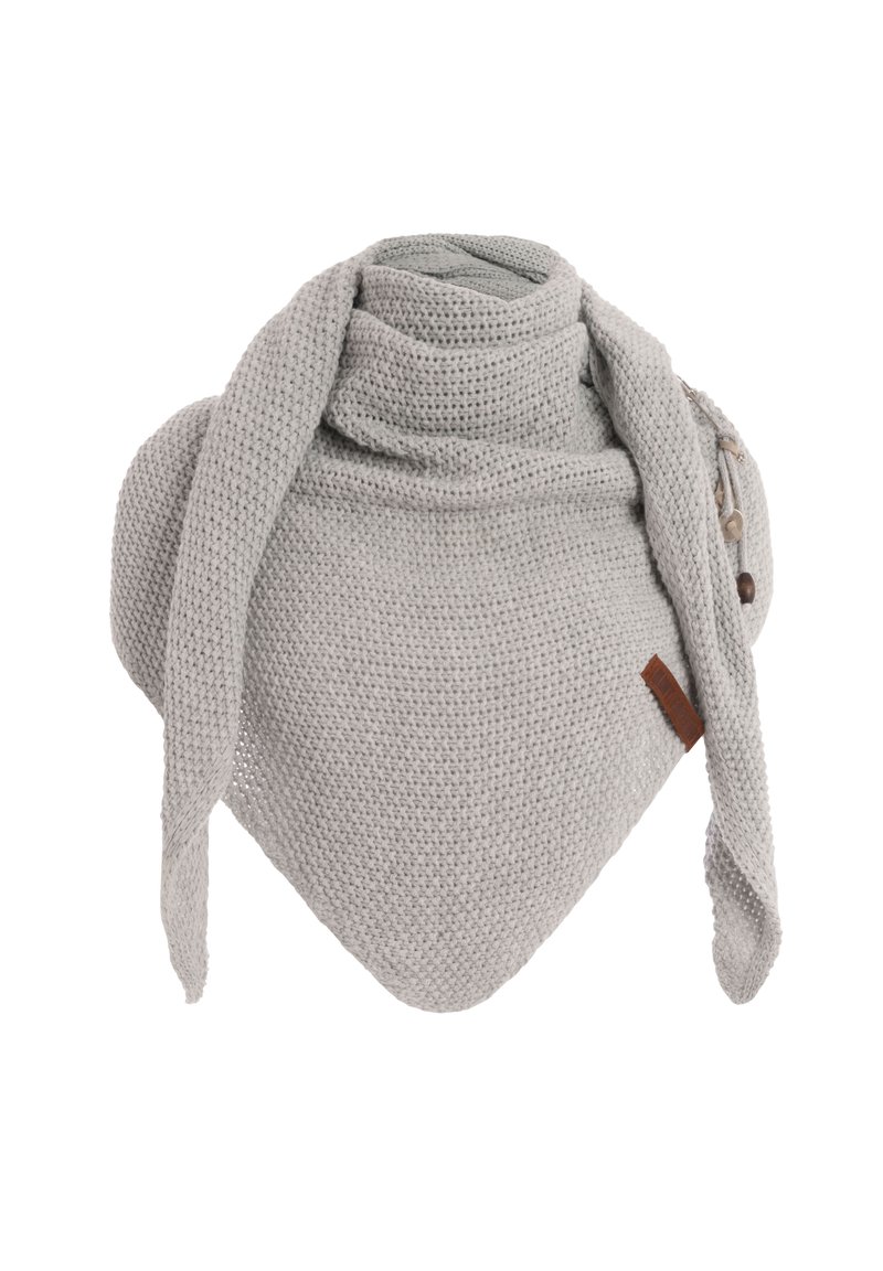 Knit Factory COCO - Halsdoek - bright grey