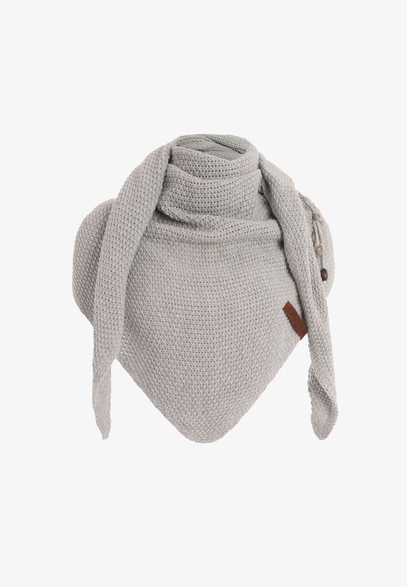 Knit Factory COCO - Halsdoek - bright grey