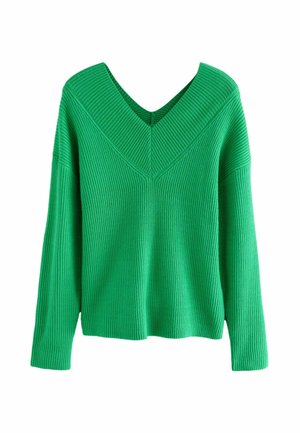 V-NECK - Neule - bright green