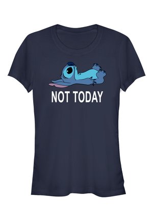 DISNEY LILO & STITCH NOT TODAY - Print T-shirt - navy blue