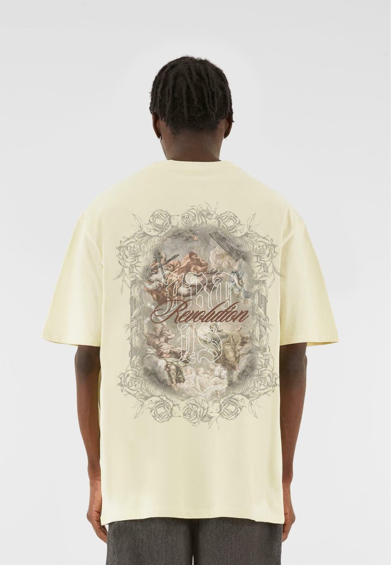 MJ Gonzales HEAVY TEE ART IS REVOLUTION - T-shirts print - softyellow