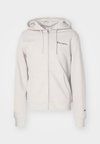 ICONS FULL ZIP HOODIE SMALL LOGO - Sweatjacke - beige