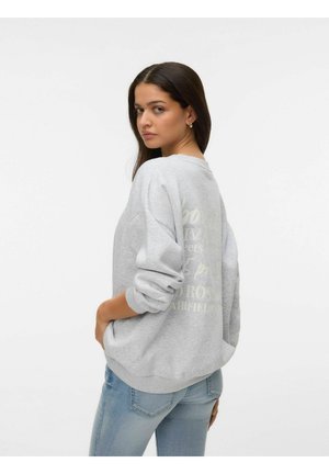 VMURSULA - Sweatshirt - super light grey melange