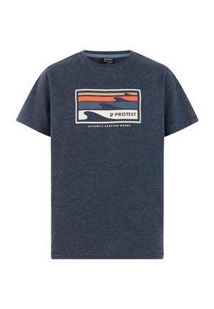 RAY  - T-shirt print - night skyblue