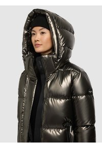 khujo HAYA2 SHINY - Talvemantel - mud brown