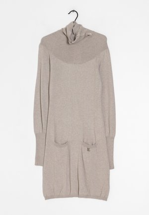 Strickkleid - beige
