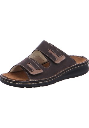 HANNO - Pantolette flach - braun