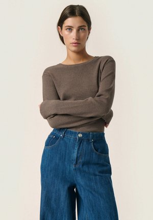 Soaked in Luxury SLSina - Jumper - major brown melange