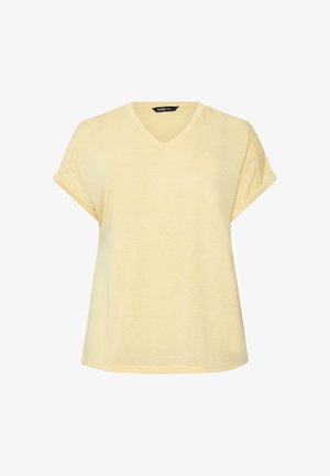 Yours Clothing, PLUS SIZE BASIC T-SHIRTS - T-Shirt basic - lemon