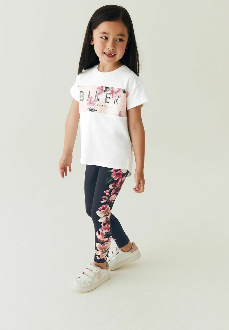 Baker by Ted Baker FLORAL AND SEQUIN SET - Leggings - pink
