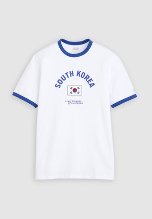 Levi's®, FOOTBALL RINGER - T-Shirt print - x south korea ringer tee multi color