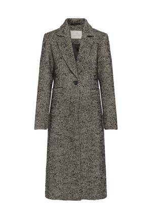 Kaffe, KAOFELIA HERRINGBONE COAT - Manteau classique - black chalk