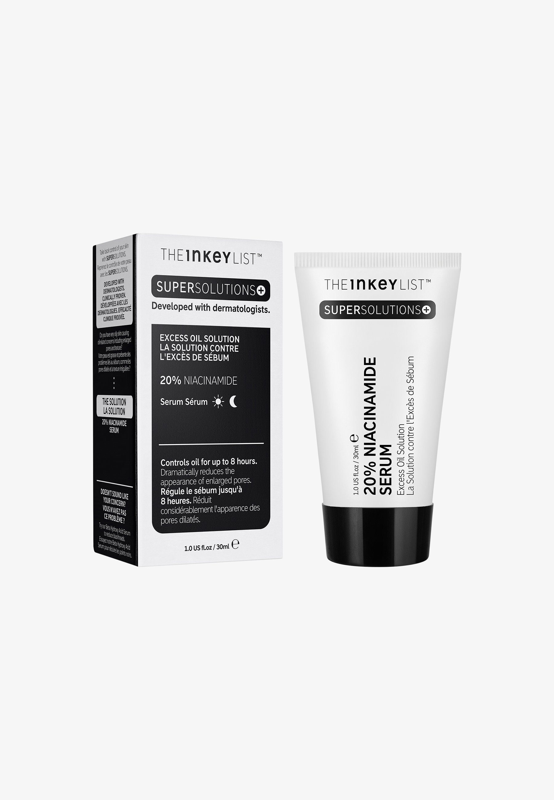 The INKEY List Niacinamid Serum 10% – 30 Ml, Für ölige Haut | Reduziert Unreinheiten & Rötungen | Vegan