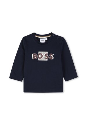 BOSS Kidswear, TEE-SHIRT MANCHES LONGUES - T-shirt à manches longues - bleu cargo