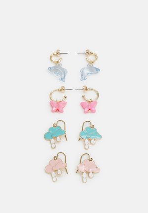 KARLA EARRINGS 4 PACK - Brincos - gold-coloured/multi
