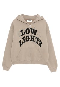 LOW LIGHTS STUDIOS® Sudadera con cremallera - beige