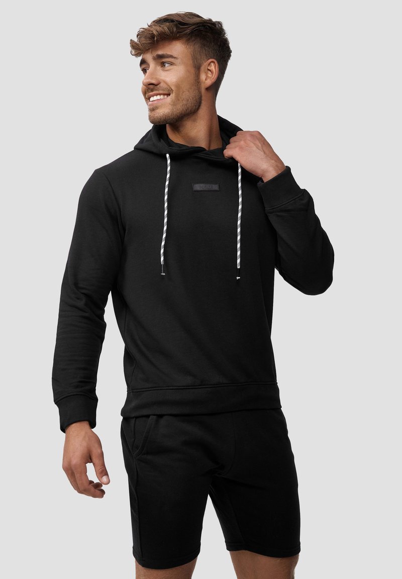 Herren Kapuzenpullover | INDICODE JEANS BENTLEY Kapuzenpullover black/schwarz - MU19894 Herren Kapuzenpullover | INDICODE JEANS BENTLEY Kapuzenpullover black/schwarz - MU19894