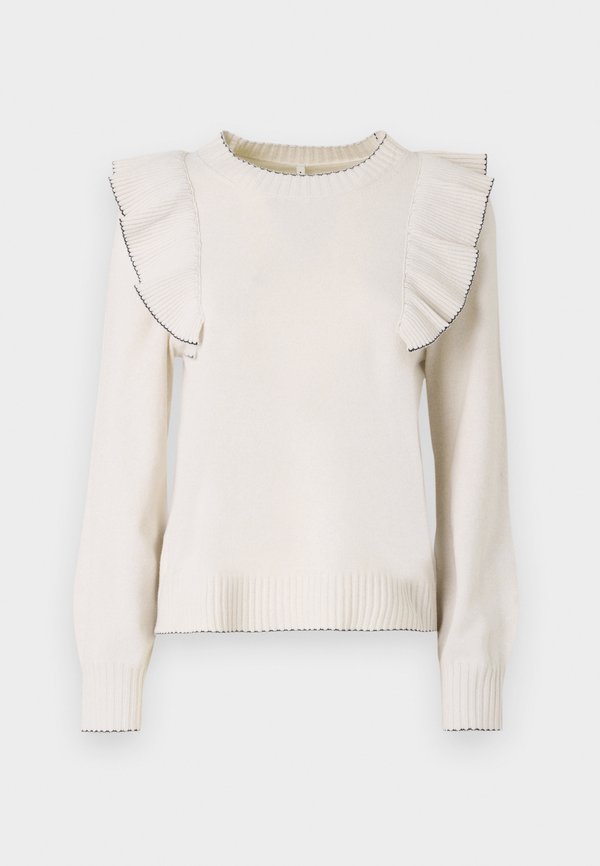 ONLAMA LIFE O NECK RUFFLE - Jumper - birch2