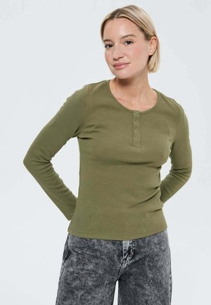 AMUI - T-shirt à manches longues - kaki