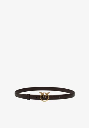 Pinko, LOVE BERRY H2 BELT.LOW VITELLO SETA - Cinturón - marrone marasca-mq