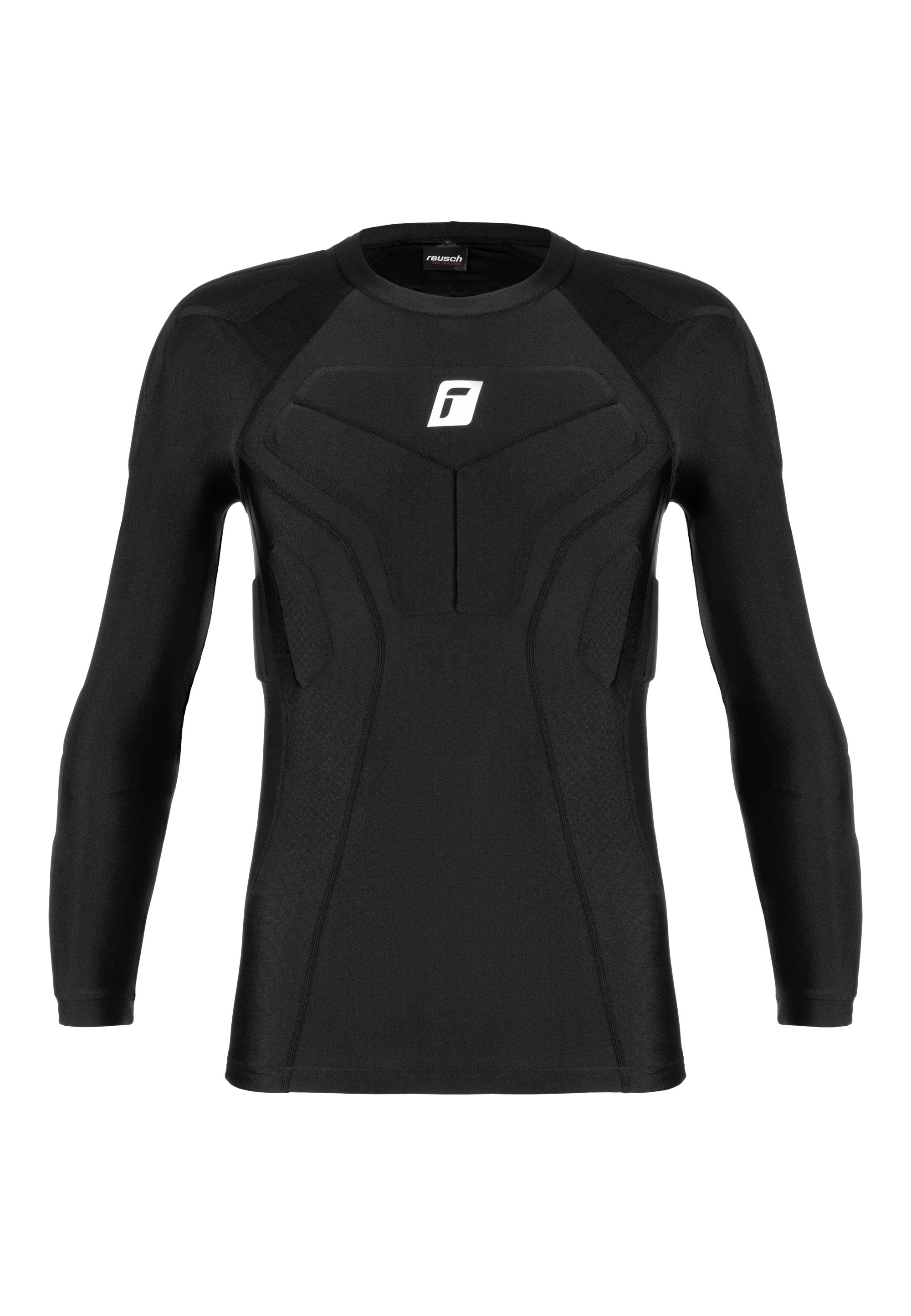 Reusch COMPRESSION PADDED Maglia da portiere black/nero