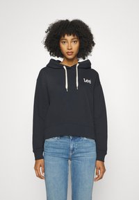 Lee ESSENTIAL HOODIE - Sportinis megztinis - unionall black
