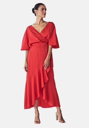 MERA MIDI DRESS - Maxi dress - red