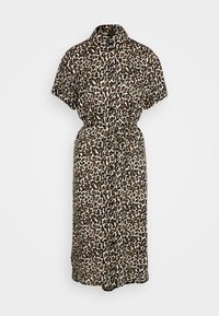 Vero Moda BUMPY SS CALF - Blusenkleid - black/schwarz - Zalando.ch