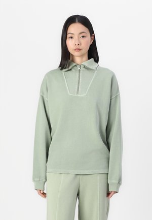 JAN HALF ZIP - Felpa - desert sage
