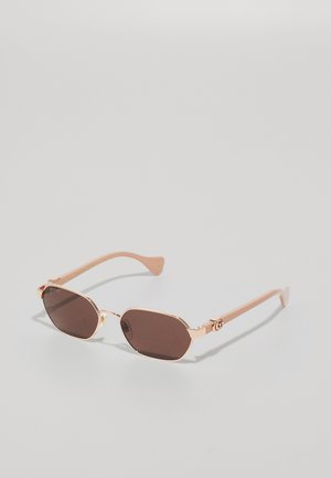Gucci UNISEX - Zonnebril - gold-coloured/pink/violet