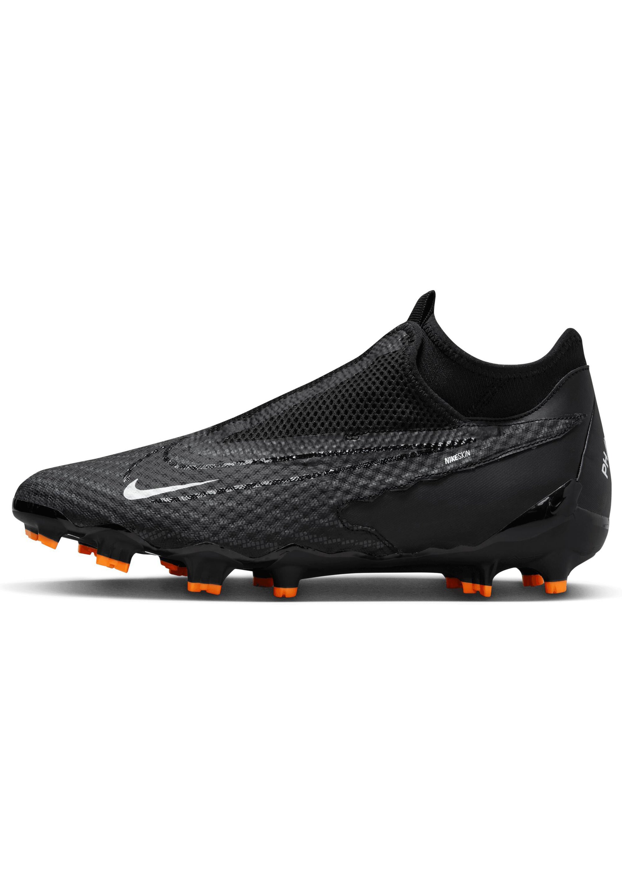 Nike Performance PHANTOM GX ACADEMY FG/MG - Botas de fútbol tacos - black/summit white-dk smoke grey/negro - Zalando.es