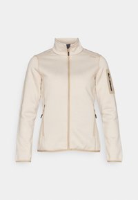 Fleece jacket - b.co gesso-sesamo