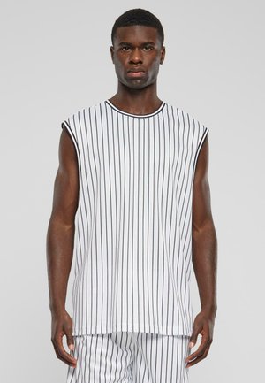 STRIPED - Débardeur - white black