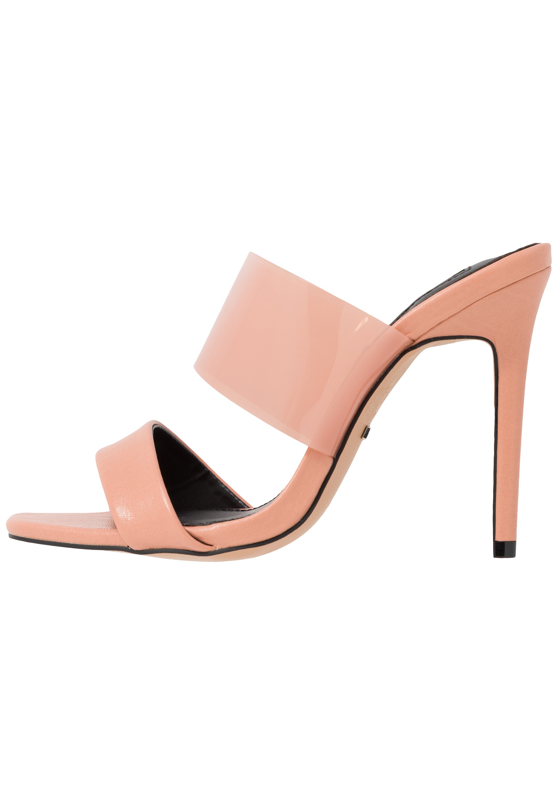 wide fit perspex mules