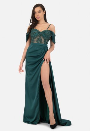 Prestije MIT BUSTIERBESTICKUNG - Vestido de fiesta - dunkelgrün
