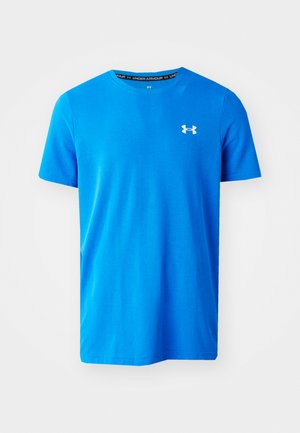 Under Armour VANISH SEAMLESS NOVELTY  - Print T-shirt - blue atlantis/white