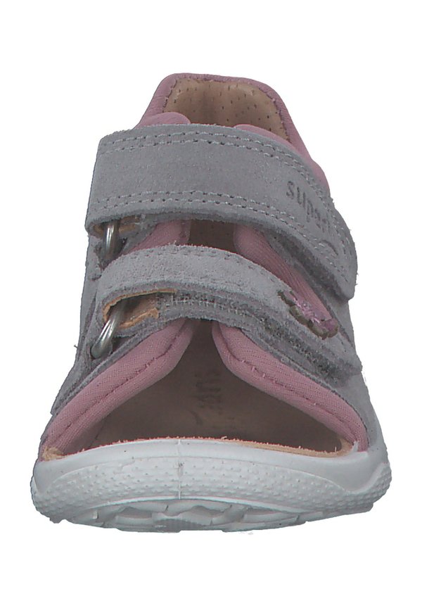 Lauflernschuh – hellgrau rosa