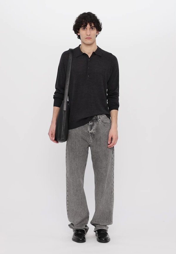 PLATO - Long sleeved top - charcoal4