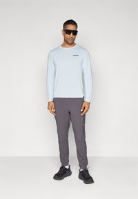Patagonia DAILY GRAPHIC WATERS - Top dugih rukava - fleck blue