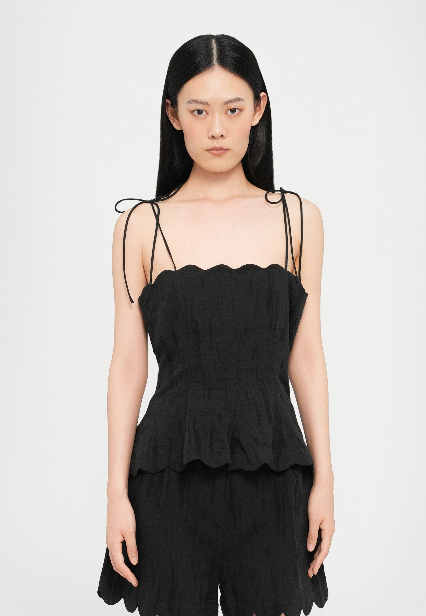売れ筋商品|||ホフマン コペンハーゲン シャツ レディース トップス YARA - Blouse - black YARA top - Black – NÜ Denmark - INT.