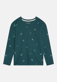 Friboo 2 PACK - Top dugih rukava - dark green/off-white