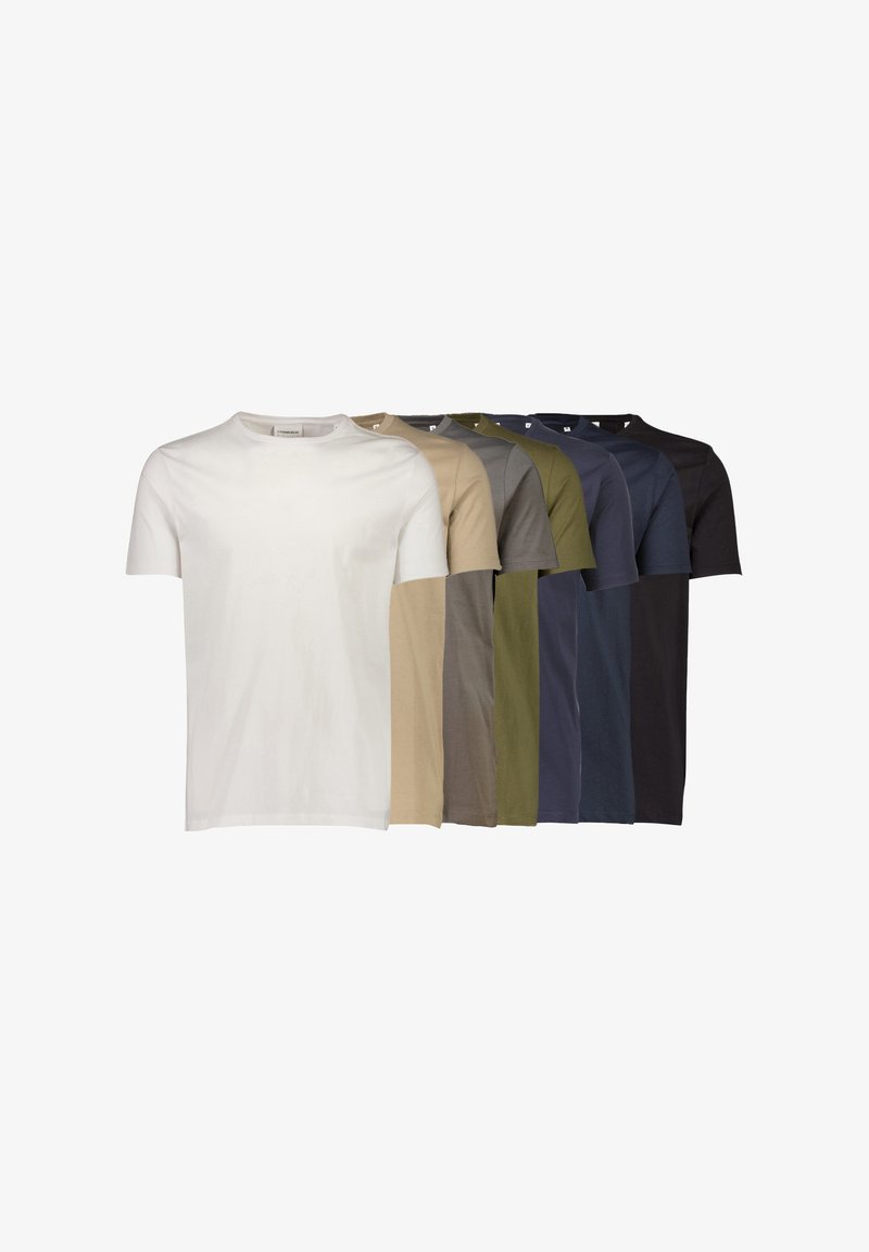 Lindbergh O NECK TEE 7 PACK - Basic póló - multi